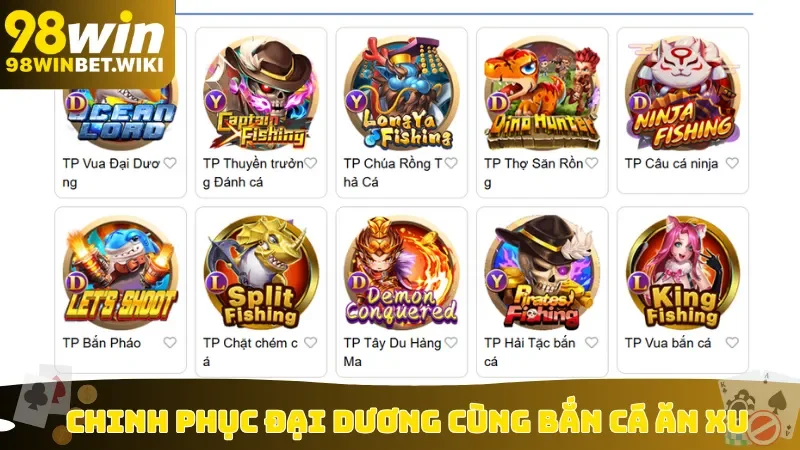 Chinh phục đại dương cùng bắn cá ăn xu